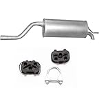 Auspuff mit E-Zeichen Auspuff Endschalldämpfer + Montageware Neuware (passend für das angegebene Fahrzeug ,siehe Artikelbeschreibung)