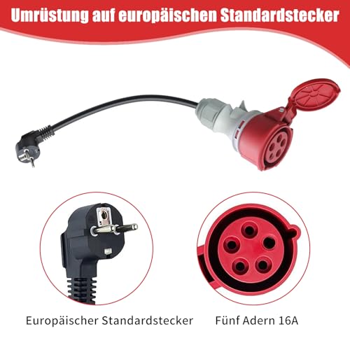 CEE-16A-Starkstrom-Stecker-auf-Schuko-Adapter-SCHUKO-auf-CEE-5-Polig-16A-auf-16-32A-Adapter-230V-Unischuko-Stecker-05m-Kabellnge-Elektroauto-Ladegert-Zubehr
