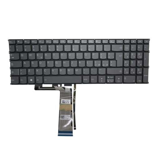 Tastiera Italiana Retroilluminata Per Lenovo IdeaPad 3 15IAU7 (82RK, 82T7), Grigia, Senza Cornice