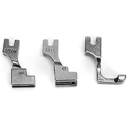 Costura Invisible Maquina Brother Prensatelas, Prensatelas para Máquina de Coser, Prensatelas Invisible para Cremalleras S518 S518N T168, Prensatelas para Bordes para Máquinas de Coser Domésticas Brother