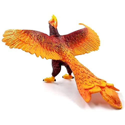 Liberty Imports Phoenix Figure Realistic Plastic Fire Bird Mythical Creatures Model Decoration Toy Collector Figurine #TOP1