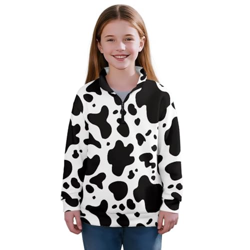 Girls Half Zip Sweatshirt Long Sleeve Pullover Tops Fall Outfits Lightweight Fashion Winter Clothes for Teen Girls