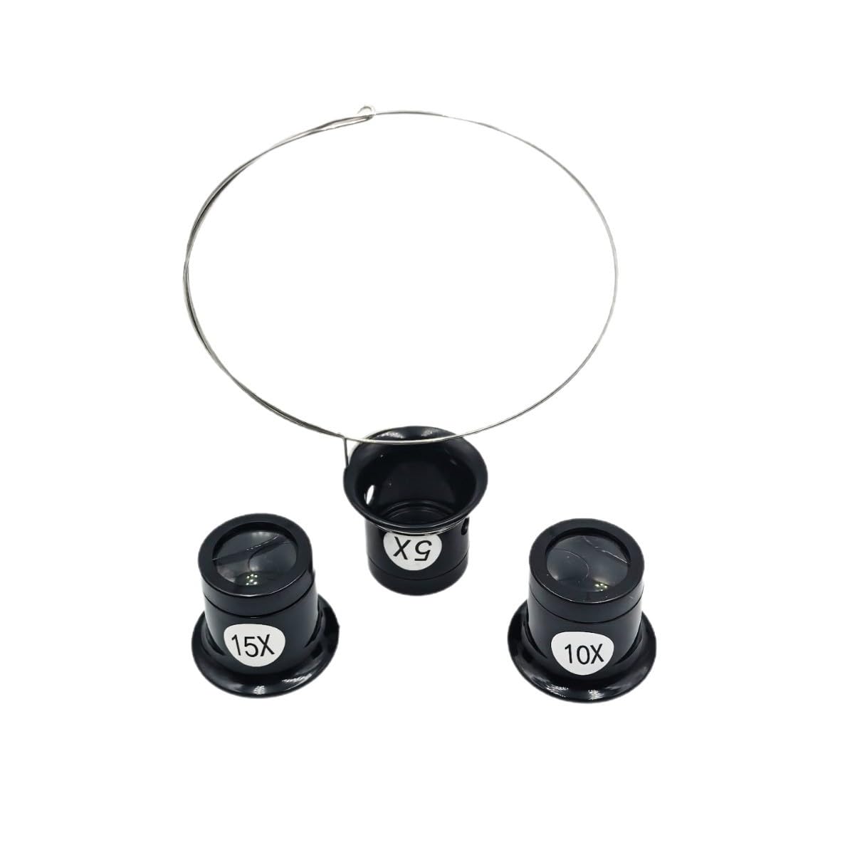 Ergonomic Antislip Handle Magnifier Set Suitable for Detailed Watch Component Examination Clock Repair and Watch Repair Magnification Tool