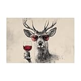 [ART MURAL SUR TOILE ABSTRAITE] - Notre art mural sur toile représente des portraits d'animaux abstraits, vous procurant une sensation de détente naturelle, apportant un peu d'atmosphère naturelle dans notre vie. Les peintures sur le thème des animaux sont la décoration parfaite pour la maison