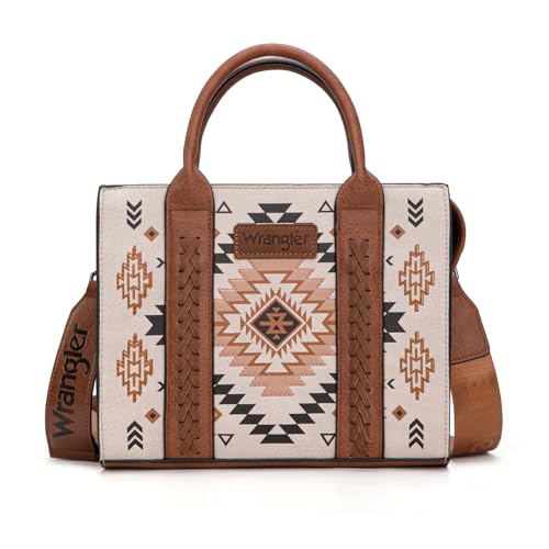 Image of Wrangler Tote Bag for Women Western Purse and Aztec Satchel Handbag