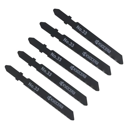 京セラ(Kyocera) 旧リョービ ジグソー刃 No.33 6640957 5本組 取付タイプBタイプ 鉄工用 軟鋼板1.5~3.0mmの切断に