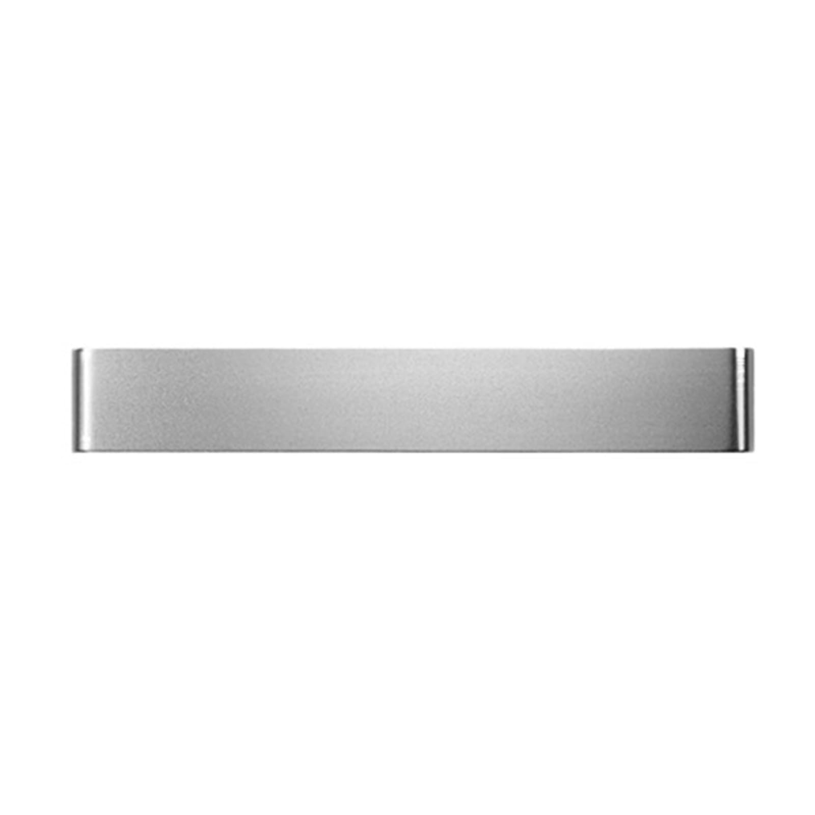 CUDTAPI Rectangle Led Wall Lamp Bedside Sconces 10W 20W 24W, Lighting Fixture, Living Room Bathroom Mirror Light Indoor Aisle(Cool White,Silver,6W 14CM)