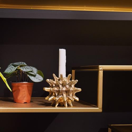Guichifun Candle Stick Candle Holder Decor - Gold Table Decor Ball Taper Candle Holders Decorative Modern Candlestick Holder For Home Décor Wedding Centerpiece Gift 4.75 X 4.75 X 4.2 Inch Guichifun thumb #3