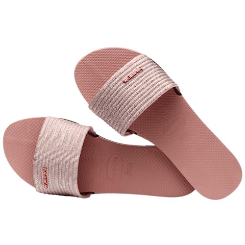 Havaianas You Malta Metallic Flip-Flop Sandal Crocus Rose 39/40 Brazil (Us Men's 7/8, Women's 9/10) M #TOP4