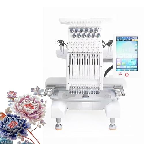 DHMYYXGS 3D-Stickmaschine mit 12 Nadeln