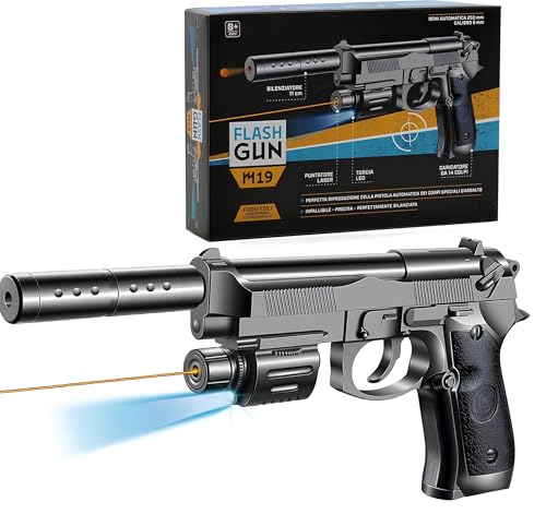 Pistola Giocattolo con Luce Fucile Giocattolo Bambini Mitra Compatto Pistola Giocattolo Mitra MP5 M4 Gioco con Luci Mitragliatrice Giocattolo per Bambini Gioco Fucile Mitragliatore Pistola Cosplay