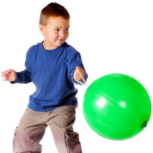 Giraffe 18 Inch Large Thick Latex Neon Rubber Punch Balloons Heavy Duty for Kids 30 Pack Ballons Bulk - Balloons Party Favors 4-8, 6 to 8, 8-12 Punching Baloons - Christmas Stocking Stuffers for Kids - Image 5