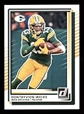 Football Trading Card 2025 Donruss #295 Dontayvion Wicks NM Near Mint Packers