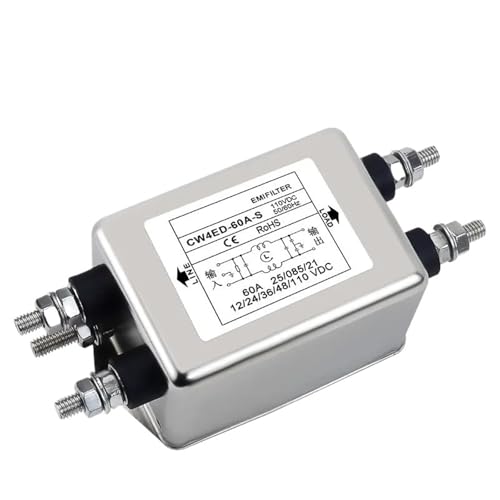 Filtro EMI CW4ED-40A-S para corregir interferencias en fuentes de alimentación