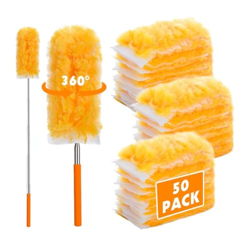 Brosse à poussière jetable et recharges pour plumeaux de meubles et stores - 4