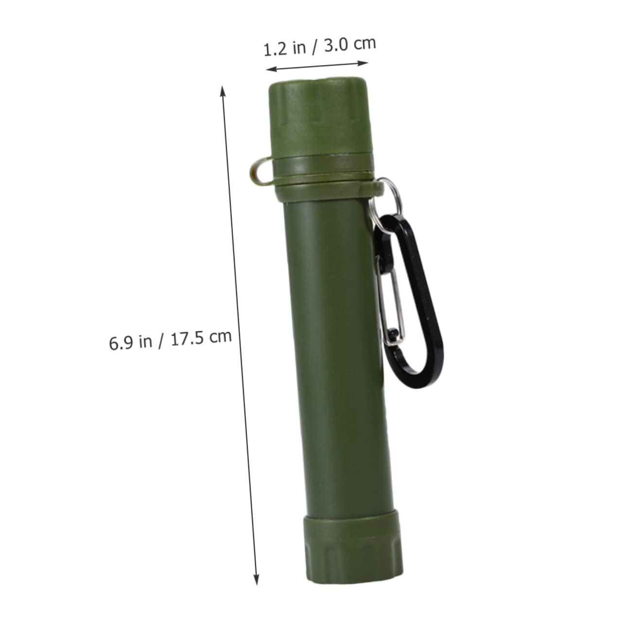 Toyvian 2 Pezzi Paglia che beve la vita portatile Filtri filtro dell'acqua da campeggio Compatto per Purificatore d'acqua di emergenza depuratore d'acqua di sopravvivenza addominali