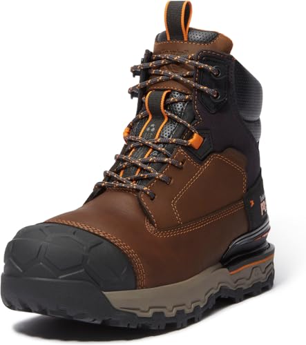 Image of Timberland PRO Men's 6 Grey /Black Boondock Comp Toe WP SR Boot