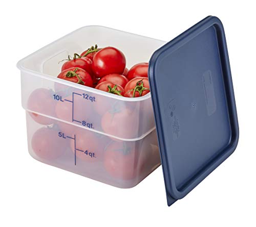 Image of Cambro 12SFSPP190 12 qt Polypropylene Food Storage Container - CamSquare Case of 6