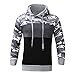 Asija Hoodie Herren Fleece Pullover Kapuzenpullover Herren Mit Reißverschluss Winter Plüsch Warm Dicker Sweatshirt Teddy-Fleece Mit Taschen Männer Moden Outdoorjacke Sportjacke