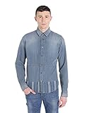 Absolut bequemes und trendiges Jeanshemd aus der Kollektion von Diesel Merkmale: Modell: DE-Skirt 0663K Material: 100% Baumwolle Ärmellänge: Langarm Vorne und an den Armen teils mit logogeprägten Knöpfen und Druckknöpfen zu schließen An der Brust das Metall-Logo von Diesel Mt trendigen Used-Effekten im Streifen-Design