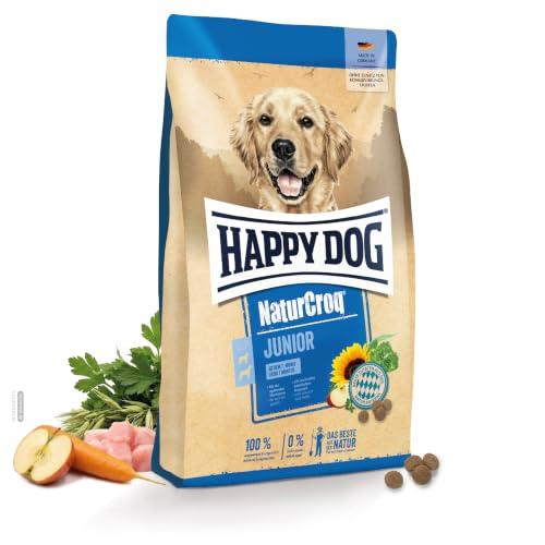 Happy Dog NaturCroq Junior Trockenfutter, 15 kg für Junghunde
