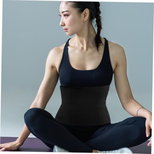 Cinturón Entrenamiento de Cintura para Mujer Elástico Negro miniatura 6