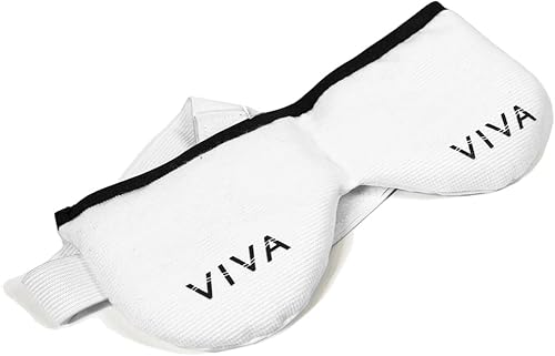Viva Moist Heat - Máscara de ojos activada por microondas | Alivio rápido y calmante | Reutilizable, lavable