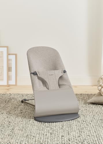 BabyBjörn Babywippe Bliss, 3D Jersey, Sandgrau – Ansicht 4