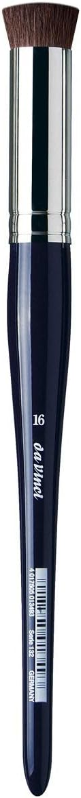 da Vinci Graphic Design Series 132 Pastel Blending Brush, Flat Pony Hair with Blue Handle, Size 8 (132-08)