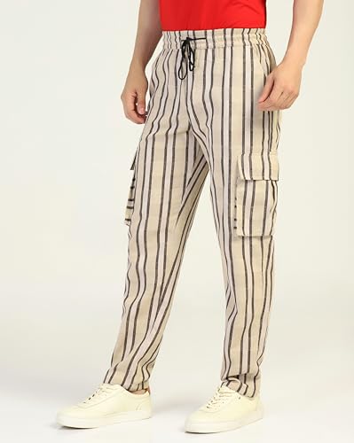 Image of TOPLOT Men's Cargo Pant || Pant for Men || Cargo Pant for Men || Cotton Cargo Pants