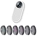 Produktbild Taumie Objektivfiltersatz für Insta360 GO 2: Star/CPL / ND4 / ND8 / ND16 / ND32 Filter, 6 Set Filterset Mehrschicht Kamera Fotografie Zubehör, Linsenfilter Zubehörteil für Insta360 GO 2