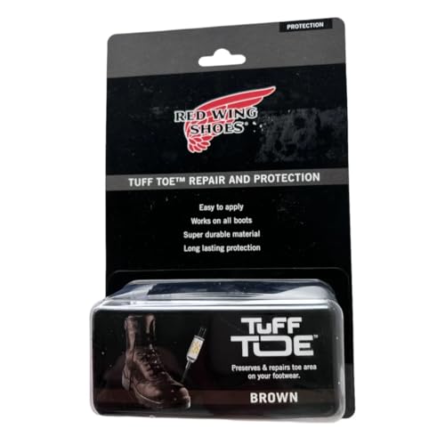 Red Wing Shoes Tuff Toe Abrasion-Resistant Boot Protective Barrier Brown