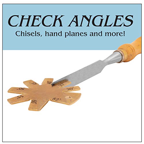 Savannah 7574 Steel Angle/Bevel Gauge For Wood Turning Tools And General Workshop Tool Angle Checking thumb #5