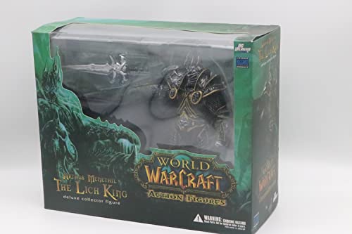 Shoutoac/Unlimited World Of Warcraft Deluxe Collector Figure: The Lich King: Arthas Menethil 8.26" #TOP2