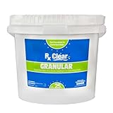 Rx Clear 25 lbs Granular Pool Chlorine | Use As Bactericide, Algaecide, & Disinfectant in Swimming Pools, Hot Tubs, & Spas | Stabilized, Fast Dissolving & UV Protected