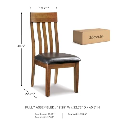 Ralene Rake Back Dining Room Chairs Set