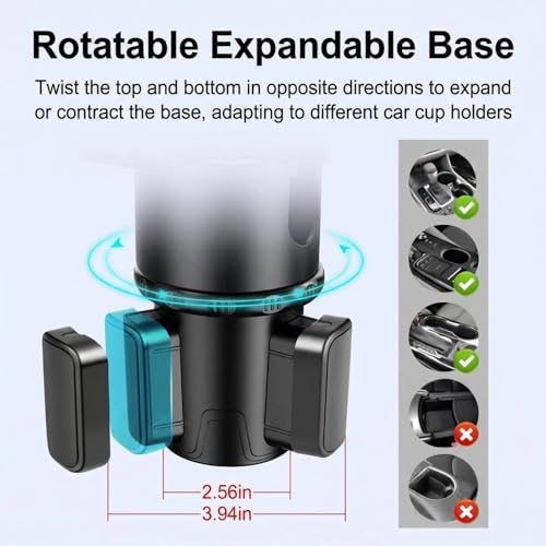 Bandeja Portavasos para Auto 9" Ajustable Universal miniatura 4