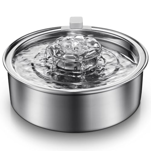 Fuente de Agua Automática para Gatos de Acero Inoxidable 2L miniatura 1
