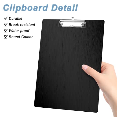 Hongri MC-A4-01-BLACK Aluminum Clipboard, Black Clip Board, Metal Construction Clipboards thumb #3