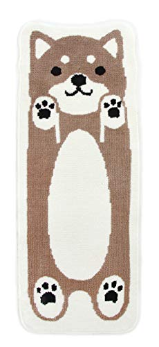 Review de Pisos economicos y bonitos - los mas comprados. 29 FABBRICA HOME Linda Alfombra Decorativa - Shiba Inu Mat