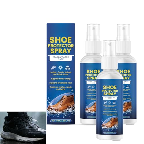 Spray imperméable pour chaussures de sport et marche urbaine par temps de pluie