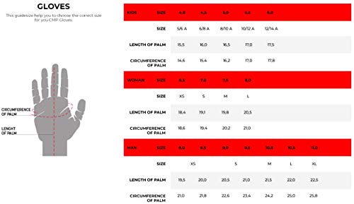 CMP - Guanti da sci in softshell da uomo, Nero, 9