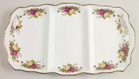 Royal Albert Old Country Roses - Vajilla de porcelana fina de 3 partes