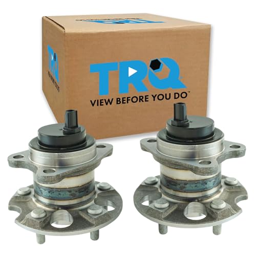 Image of TRQ Rear Left and Right Wheel Bearing and Hub Assembly Set 2 Piece Compatible with 2011-2020 Toyota Sienna Front Wheel Drive