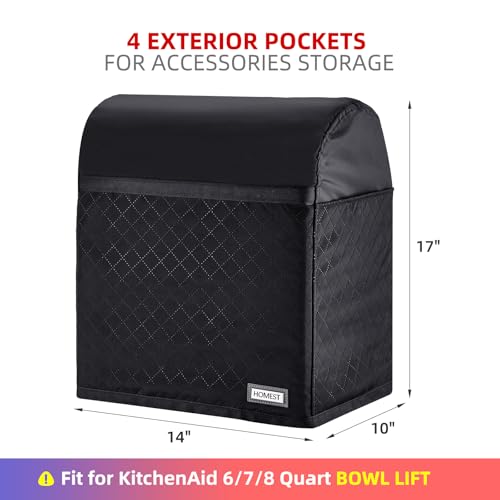 Funda para mezclador de pie compatible con KitchenAid y accesorios 4