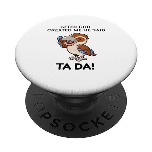 Silly and Cute Kookaburra is perfect PopSockets Swappable PopGrip Silly and Cute Kookaburra is perfect PopSockets Swappable PopGrip