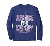 Justice for Kelsey Fitzsimmons Bold Purple Tee for Women Long Sleeve T-Shirt