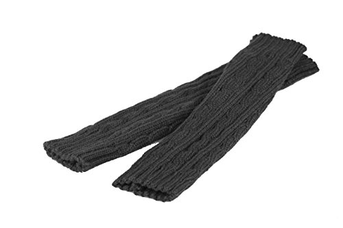 Andoer Moda inverno masculino feminino luvas luva quente tricotada sem dedos braço longo uni