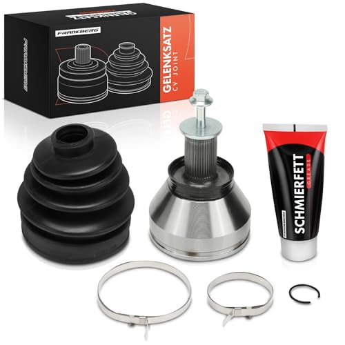 Frankberg Joint Kit Drive Shaft Front Wheel Side Compatible with Freelander 2 L359 Freelander 2 Van L359 S60 II 134 S80 II 124 V60 I 155 V70 III 135 XC60 156 Replace# LR003159