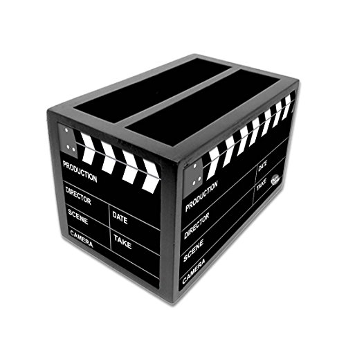 Image of Nutcase Designer Wooden Remote Control Holder Stand Organizer Caddy for TV /AC Remotes-Multipurpose Desk Organiser-6�x4�x4�- Filmy